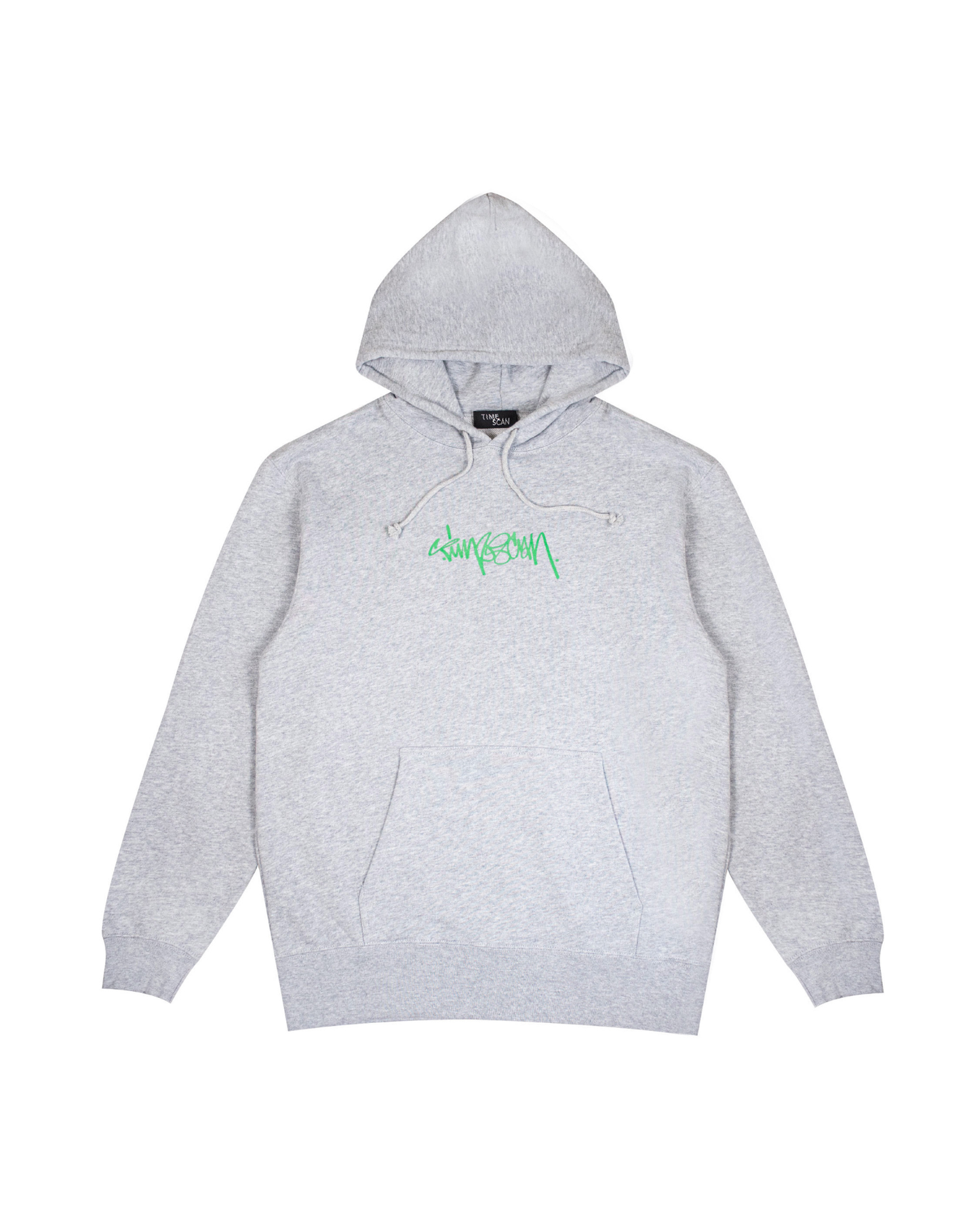 TIMESCAN Script Logo Hoodie - Ash