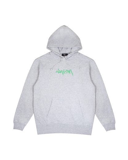 TIMESCAN Script Logo Hoodie - Ash