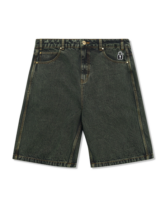 BUTTER GOODS Lock Denim Shorts - Washed Ivy