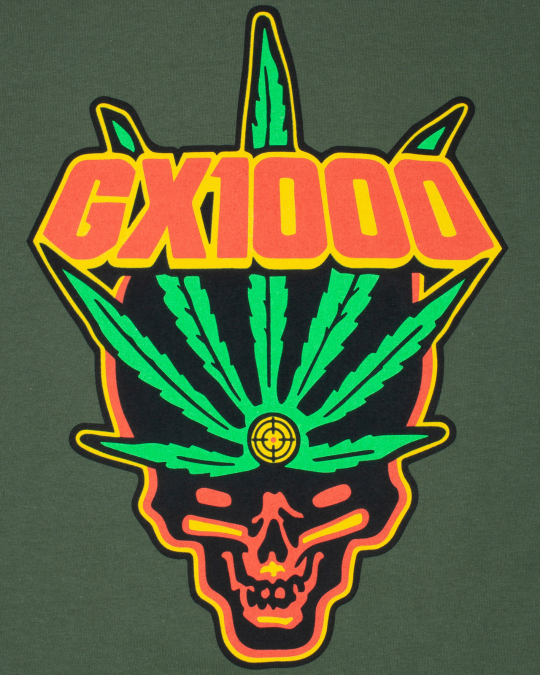 GX1000 Leaf Tee - Surplus Green