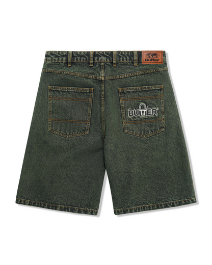 BUTTER GOODS Lock Denim Shorts - Washed Ivy