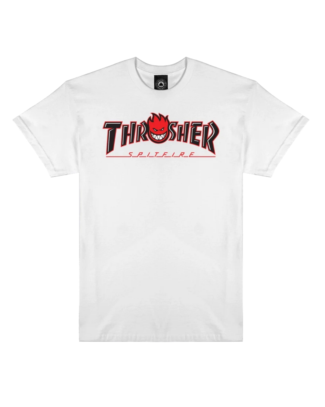 THRASHER x Spitfire Big Head Outline Tee - White