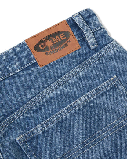 COME SUNDOWN - Lock Jeans - Washed Blue