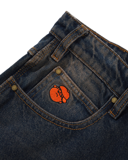 BUTTER GOODS Santosuosso Denim Jeans - Dark Navy Tint