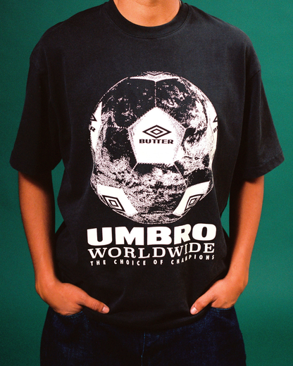 BUTTER GOODS | UMBRO World Game Tee - White