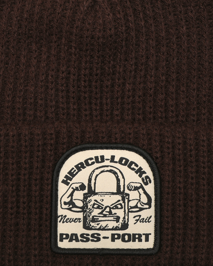 Passport Hercu-Locks Beanie - Dark Choc