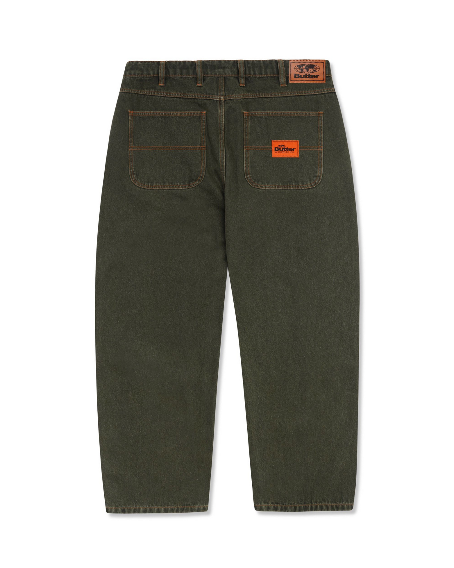 BUTTER GOODS Santosuosso Denim Jeans - Dark Army Wash