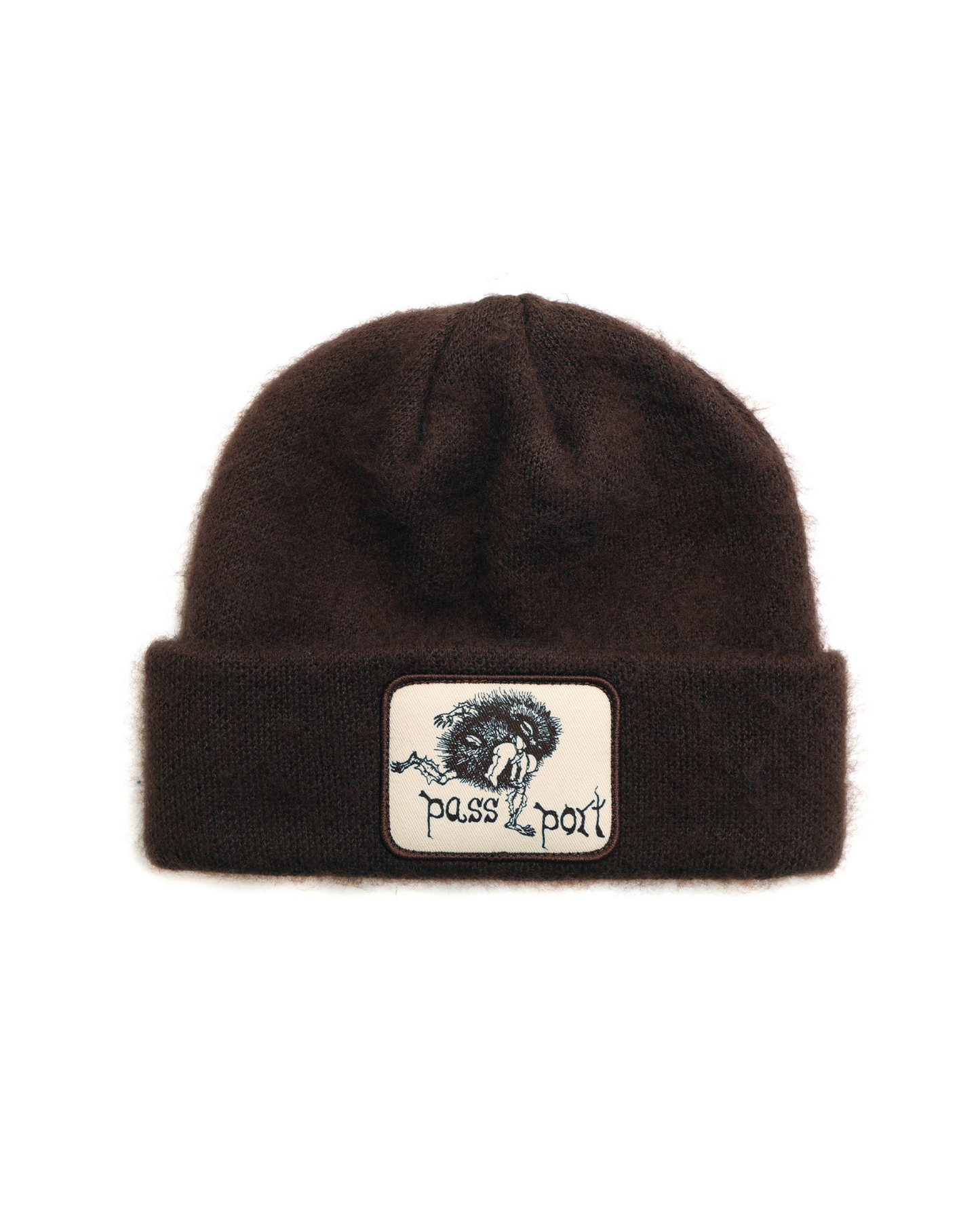 Passport Banksia Mohair Beanie - Choc
