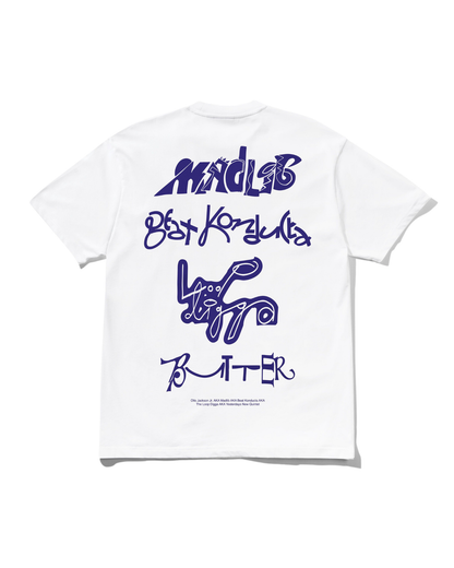 BUTTER GOODS x MADLIB Alias Tee - White