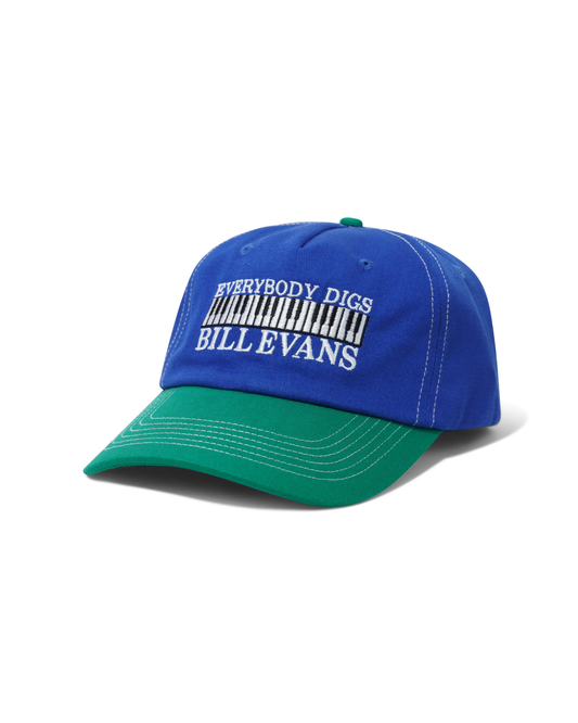 BUTTER GOODS | Bill Evans Everybody Digs 5 Panel Cap - Royal Blue/Kelly Green