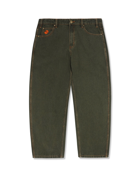 BUTTER GOODS Santosuosso Denim Jeans - Dark Army Wash