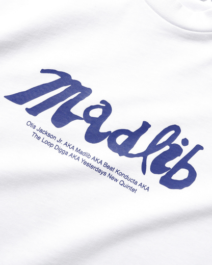 BUTTER GOODS x MADLIB Alias Tee - White