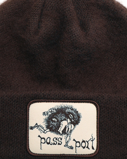 Passport Banksia Mohair Beanie - Choc