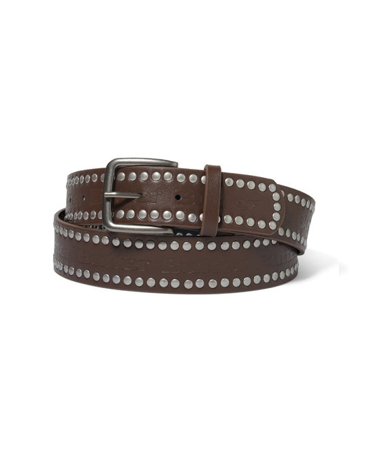 BUTTER GOODS Studded Belt - Brown