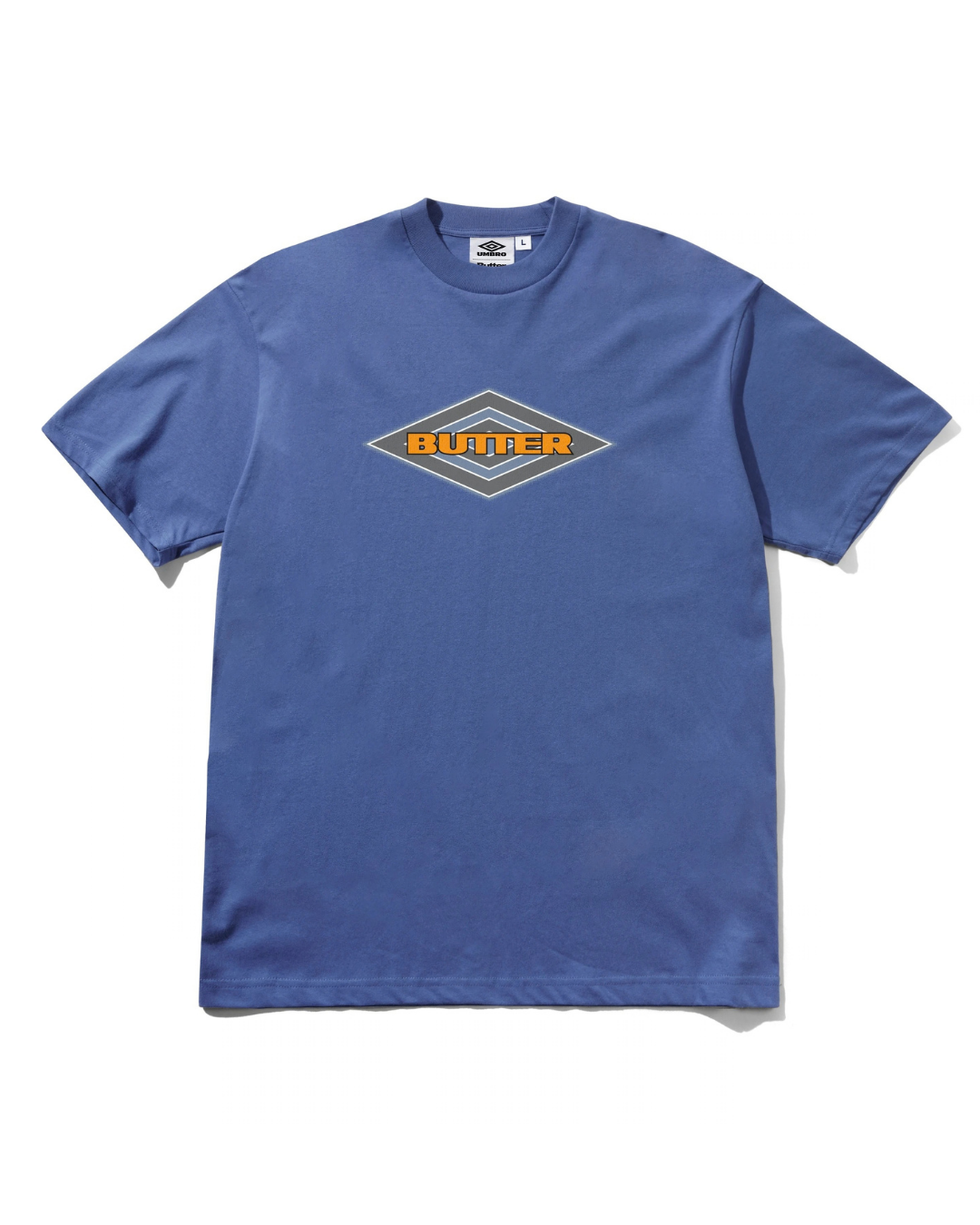 BUTTER GOODS | UMBRO Diamond Logo Tee - Pacific