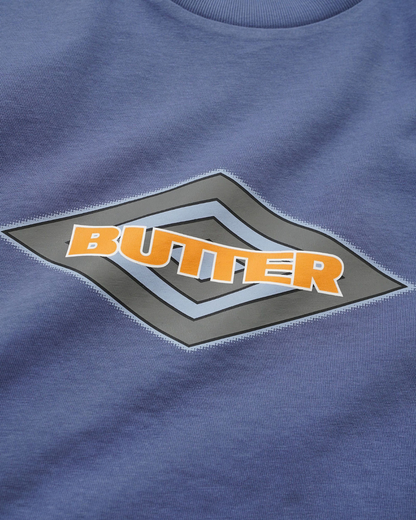 BUTTER GOODS | UMBRO Diamond Logo Tee - Pacific