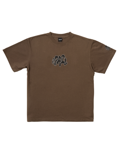 APRIL Warped Tee - Chocolate