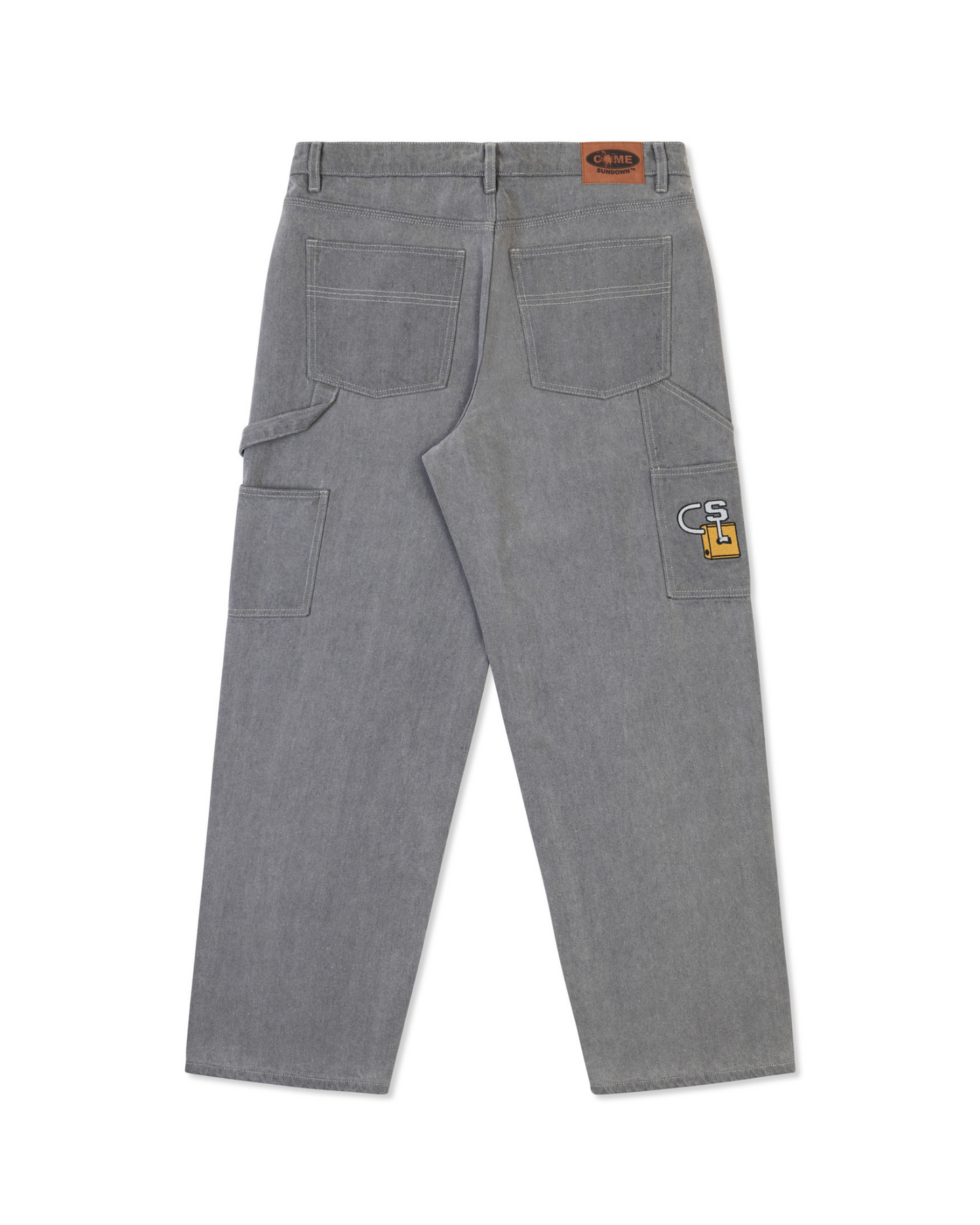 COME SUNDOWN - Lock Jeans - Washed Grey