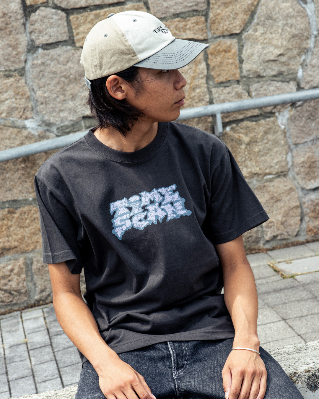 TIMESCAN Classic Tag Tee - Black