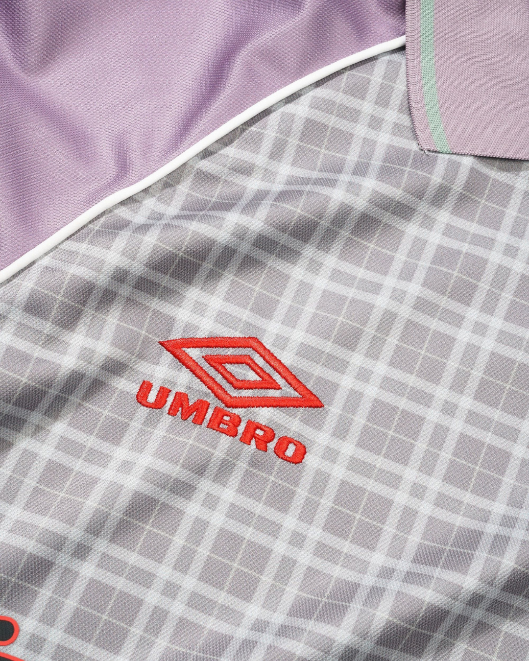 BUTTER GOODS | UMBRO Plaid Jersey - Berry/Stone