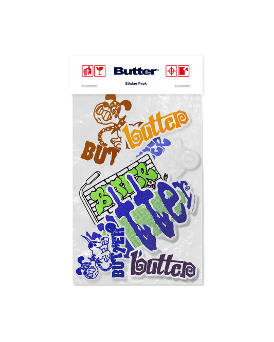 BUTTER GOODS Sticker Pack - Multi