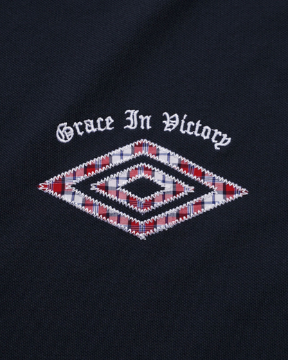 BUTTER GOODS | UMBRO Victory Polo - Navy/Slate