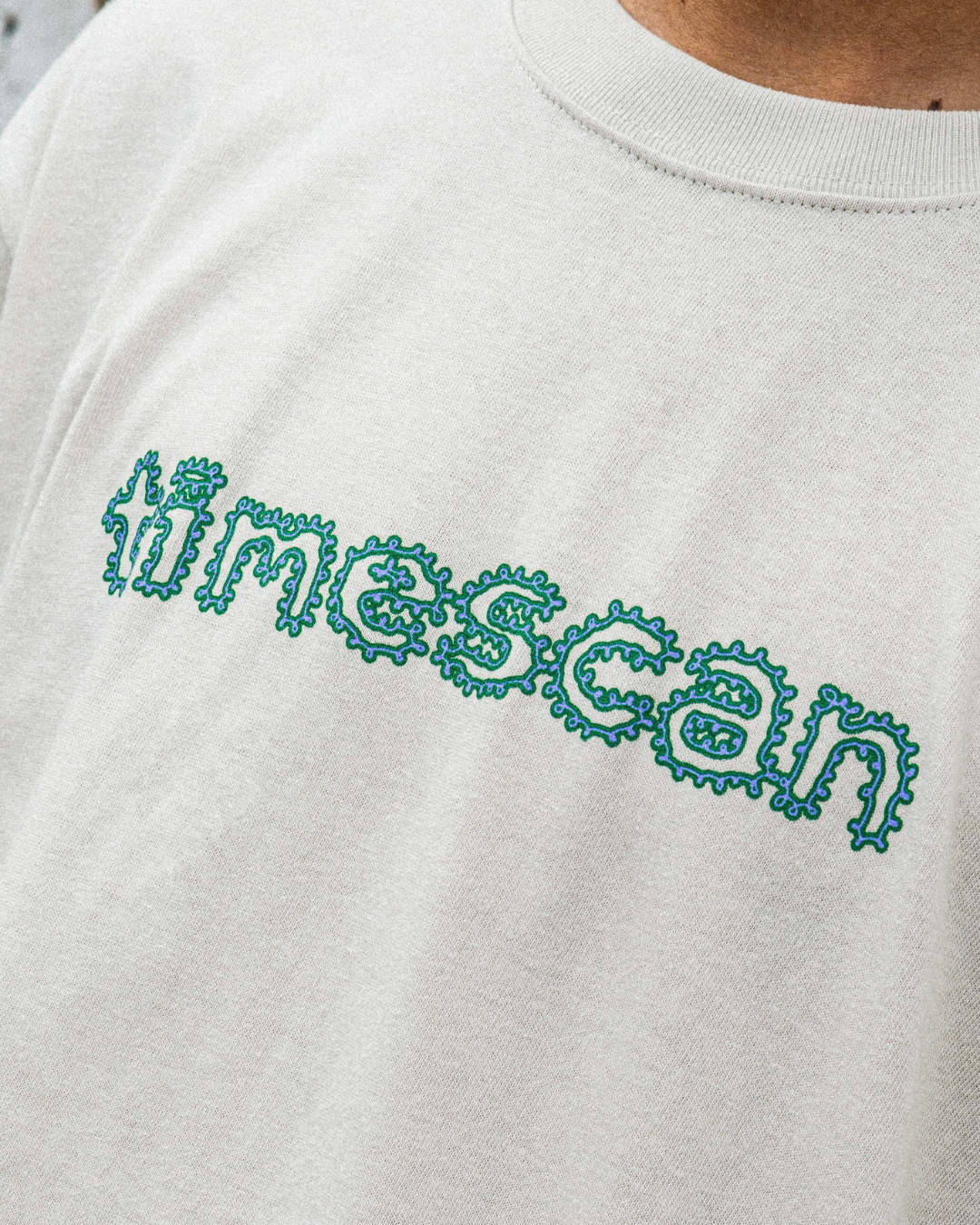 TIMESCAN Loop Line Tee - Off White