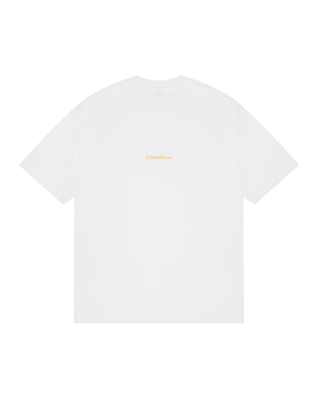 b.Eautiful x Heijiro Yagi Cat Tee - White