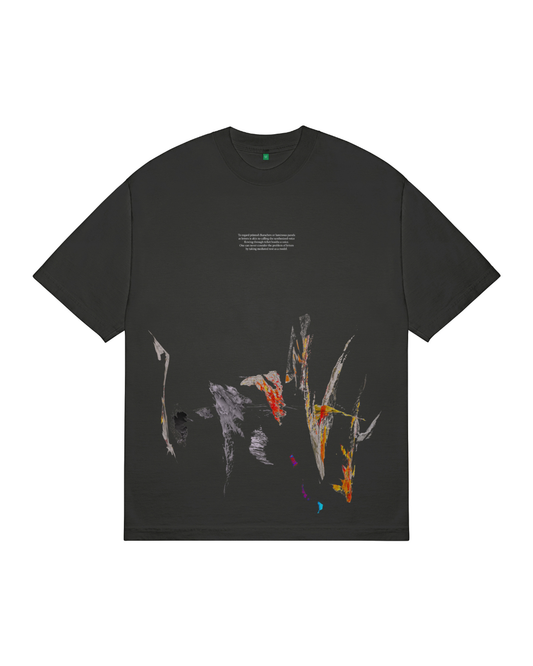 b.Eautiful x Heijiro Yagi Untitled.2668 Tee - Vintage Black