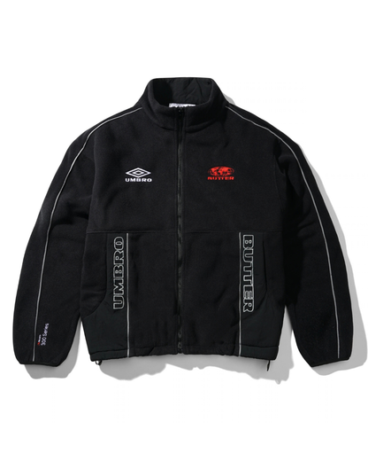 BUTTER GOODS | UMBRO Polartec Zip-Thru Jacket - Black