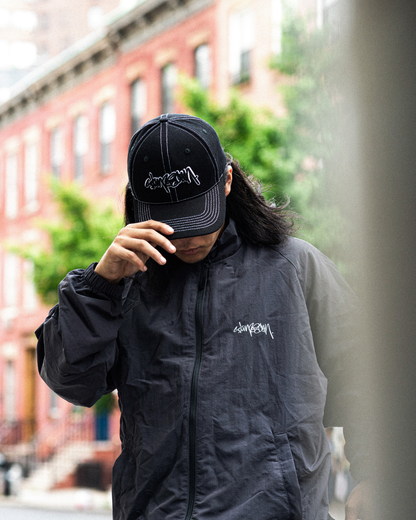 TIMESCAN Script Cap - Black