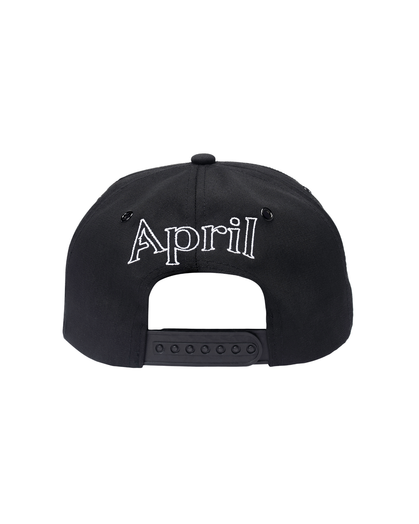 APRIL EMB Snapback - White