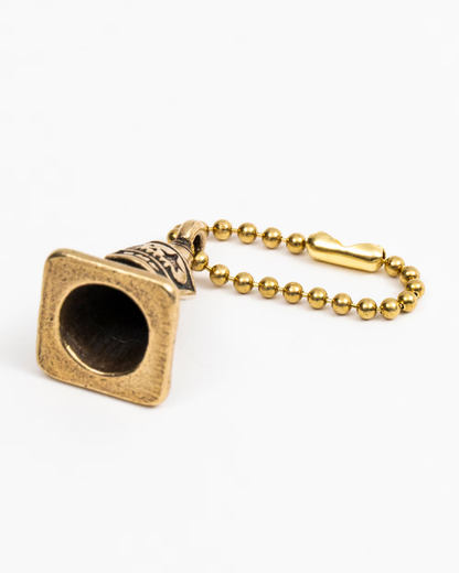 MxMxM Vertical Cone Goods (Keychain / Valve Cap) - Brass
