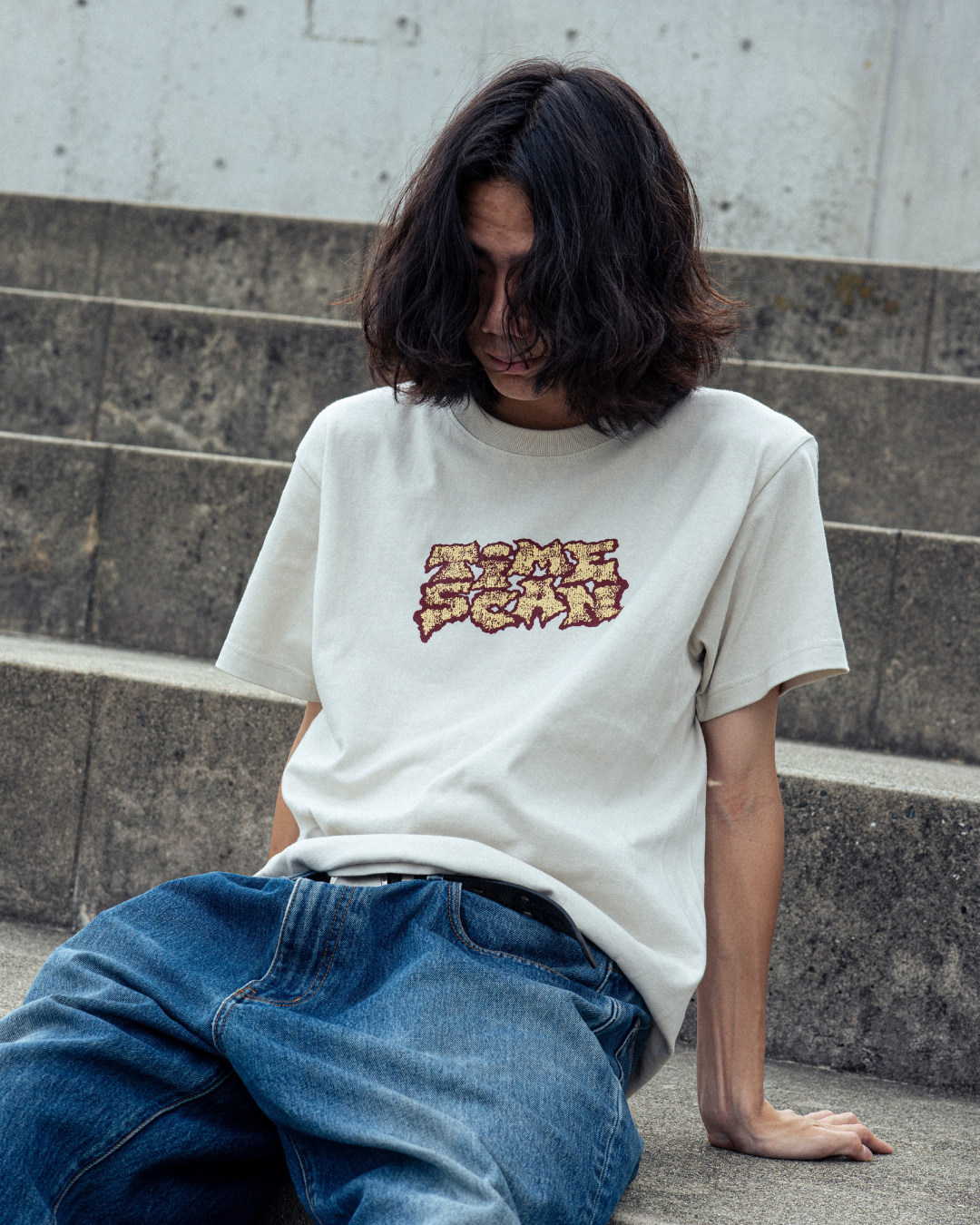 TIMESCAN Classic Tag Tee - Off White