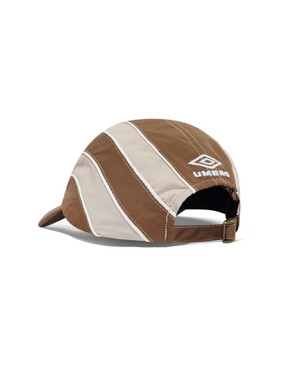 BUTTER GOODS | UMBRO Diamond 6 Panel Cap - Chocolate/Tan