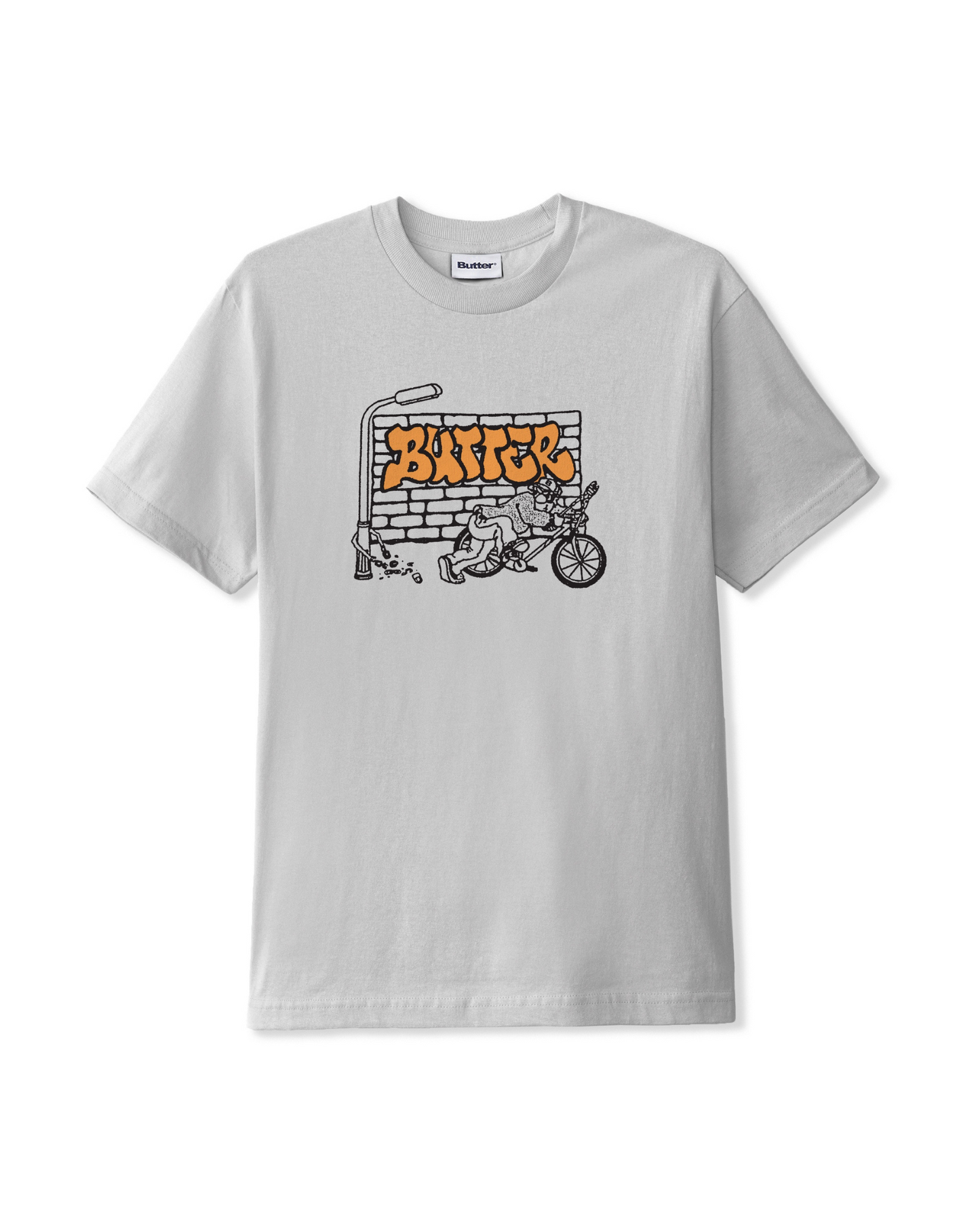 BUTTER GOODS Bike Tee - Cement