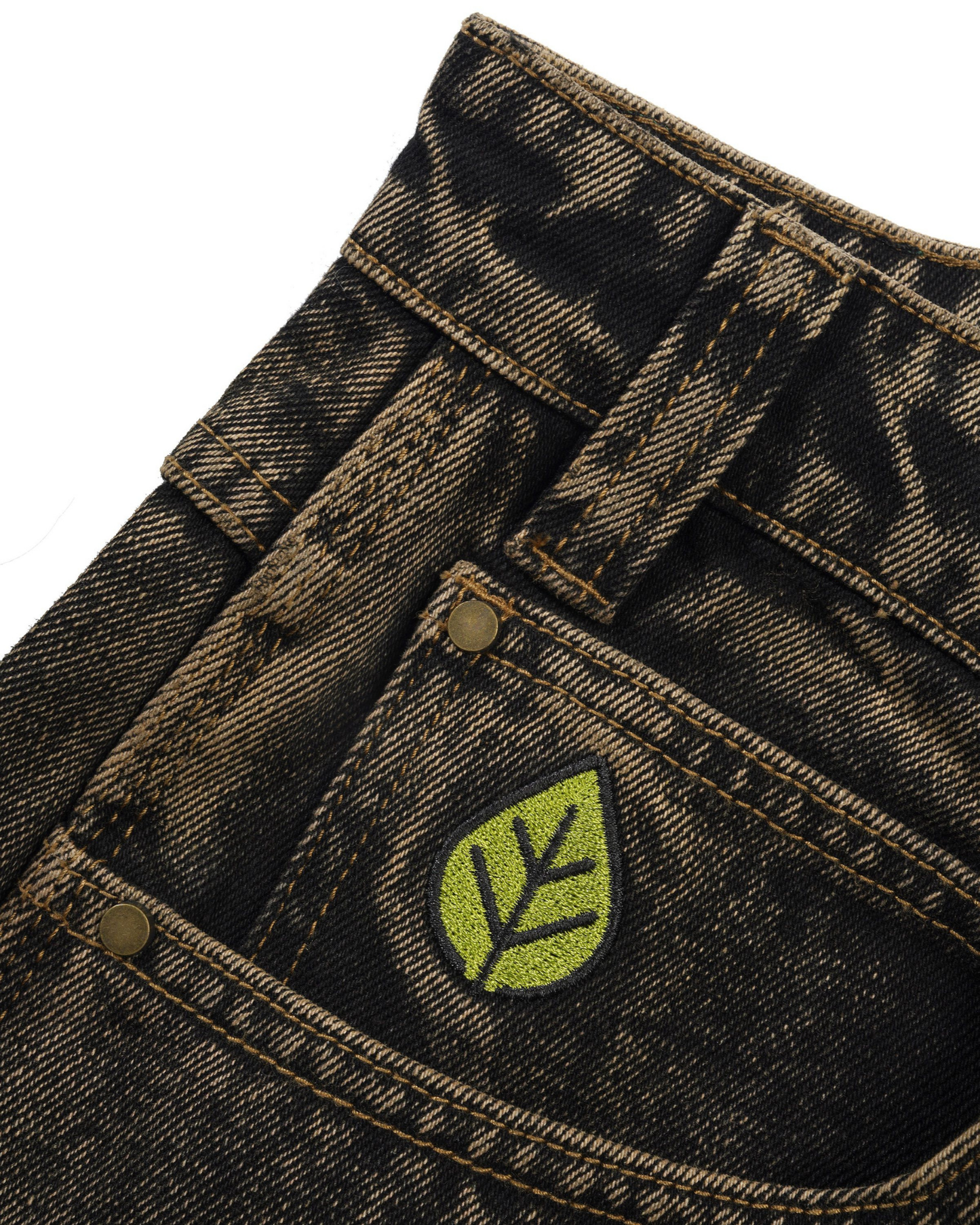 BUTTER GOODS Weathergear Denim Jeans - Brown Tint