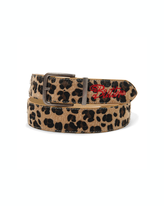 BUTTER GOODS Animal Hide Belt - Leopard