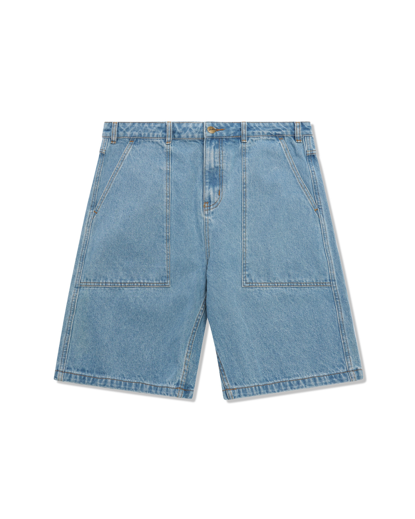 BUTTER GOODS Patch Pocket Denim Shorts - Washed Indigo