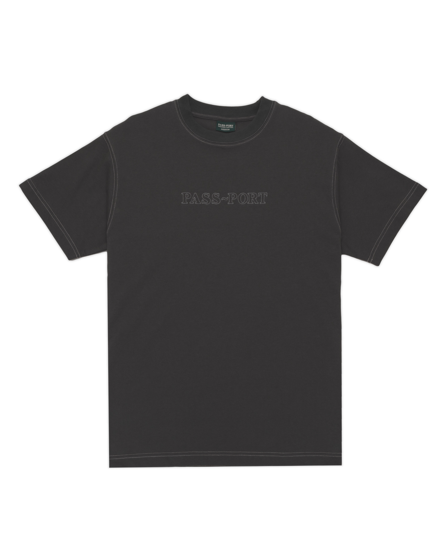 Passport Official Organic Cotton Tee - Vintage Black