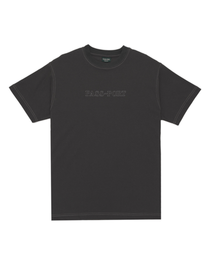 Passport Official Organic Cotton Tee - Vintage Black
