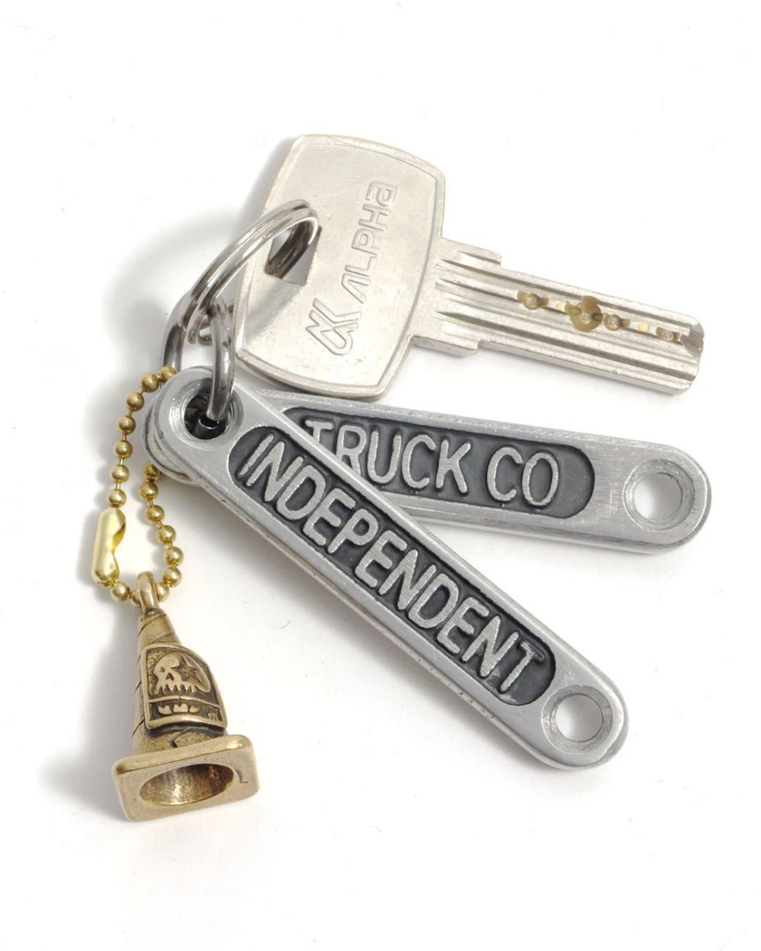 MxMxM Vertical Cone Goods (Keychain / Valve Cap) - Brass
