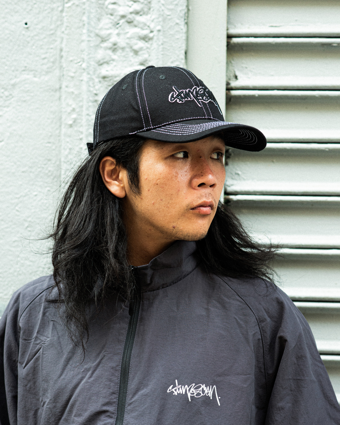 TIMESCAN Script Cap - Black