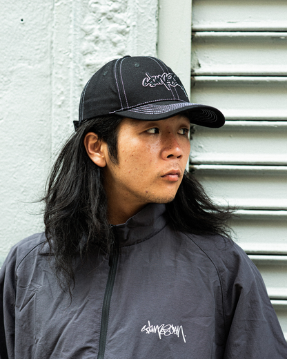 TIMESCAN Script Cap - Black