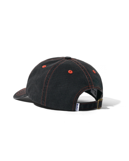BUTTER GOODS | UMBRO Diamond Logo 6 Panel Cap - Washed Black