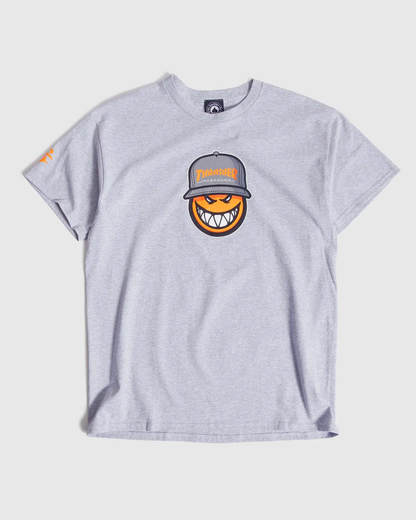 THRASHER x Spitfire SF Loc Tee - Sport Grey
