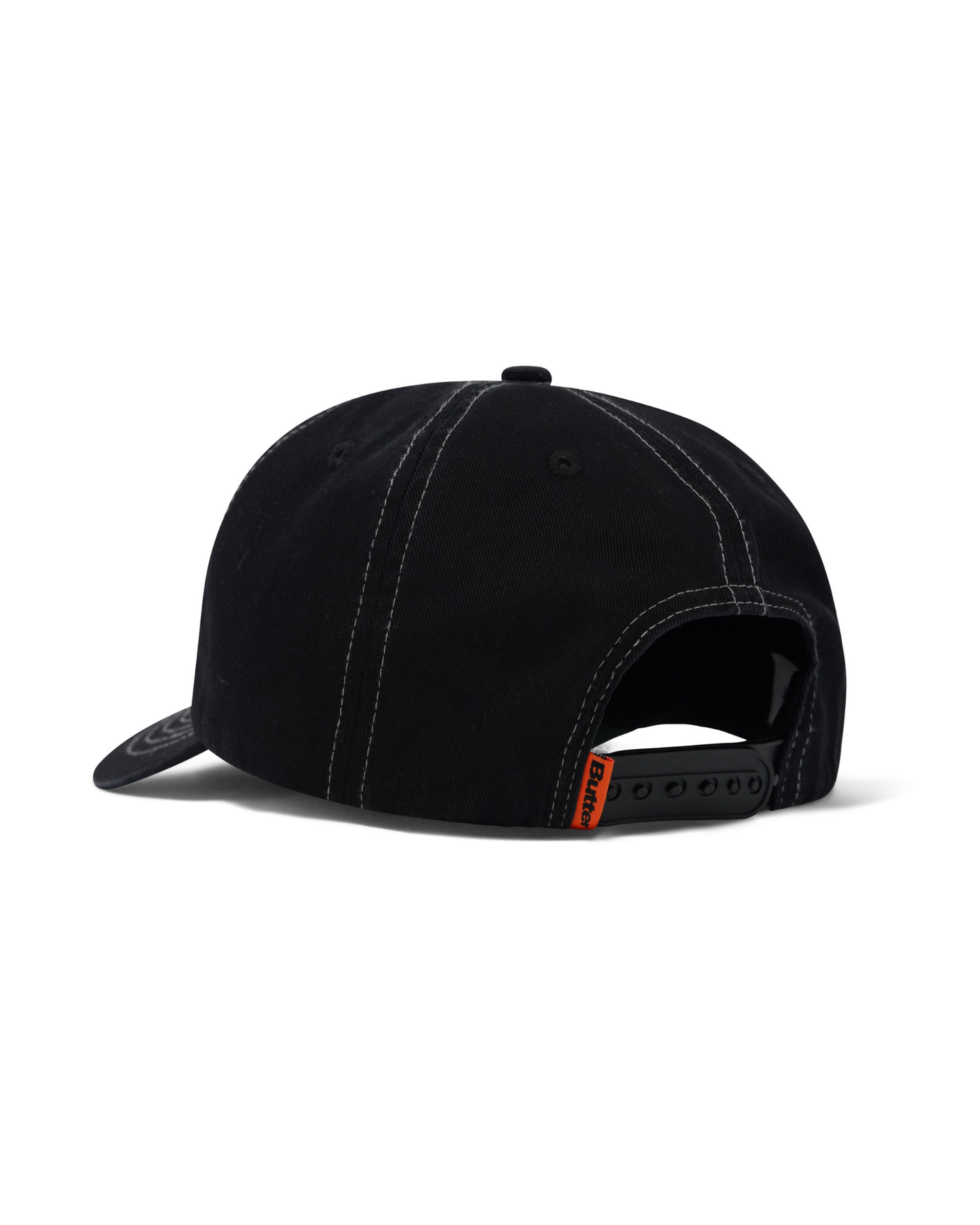 BUTTER GOODS Blotch 5 Panel Cap - Black