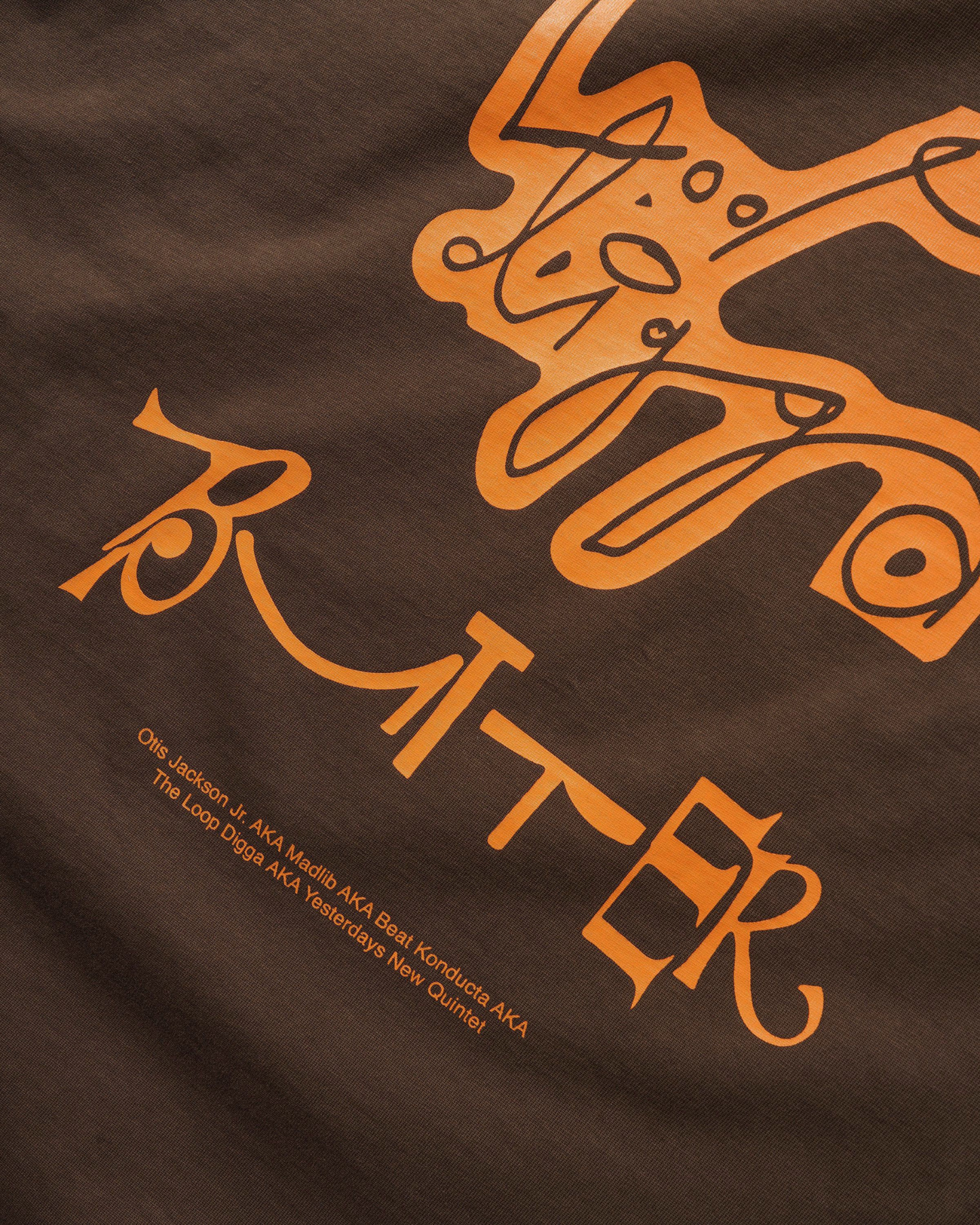 BUTTER GOODS x MADLIB Alias Tee - Brown