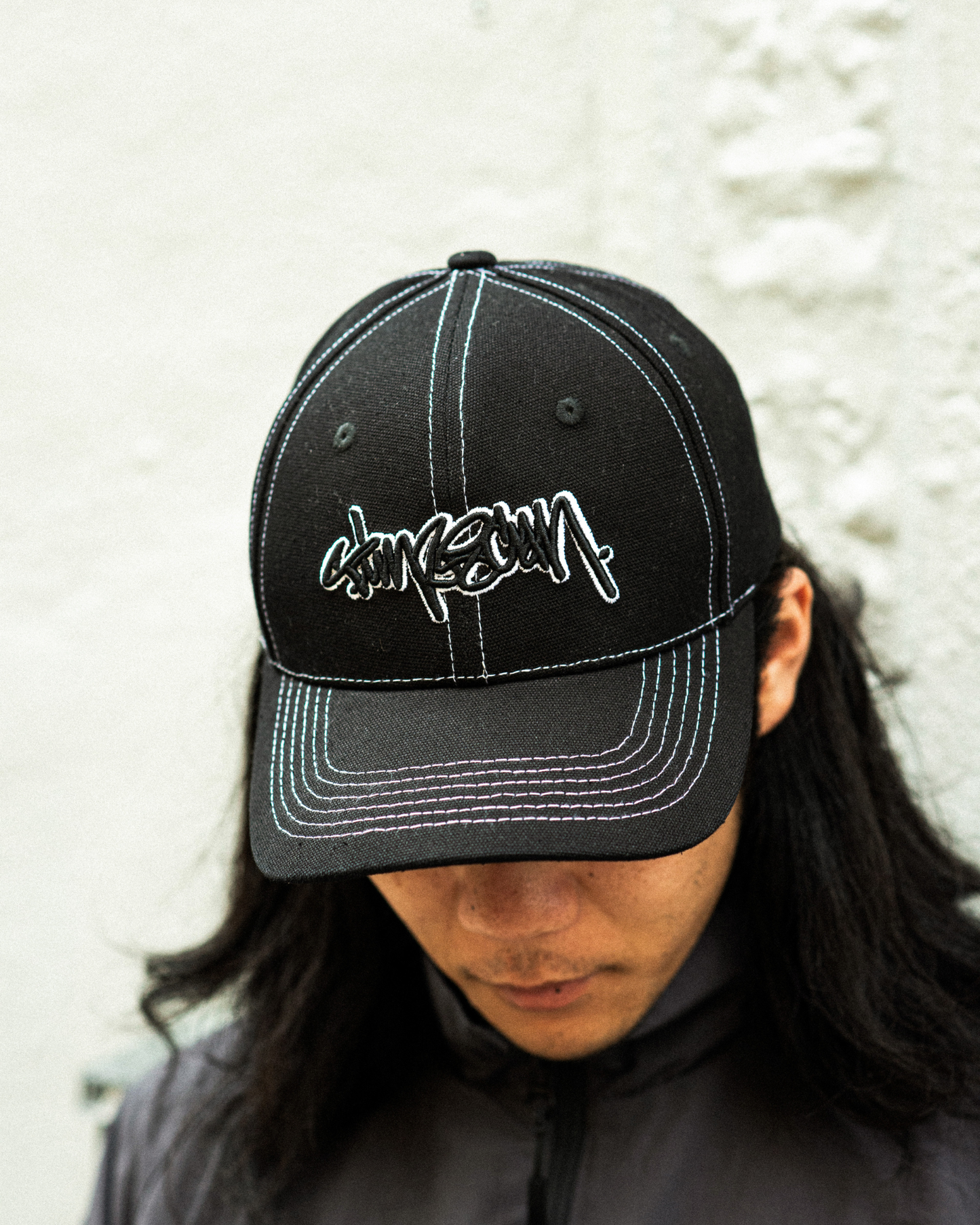 TIMESCAN Script Cap - Black