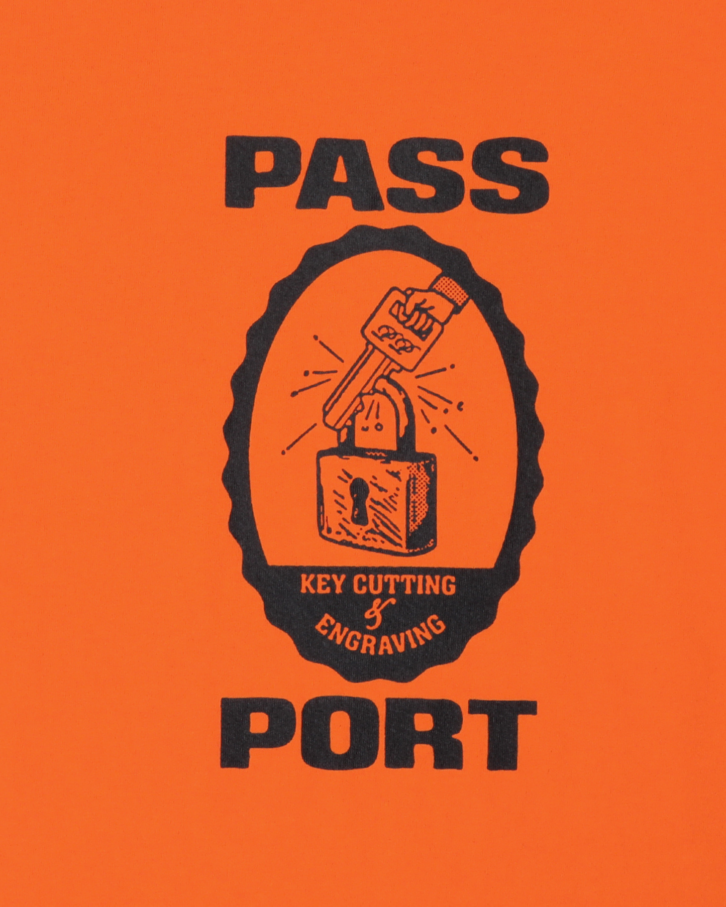 Passport Hercu-Locks Tee - Safety Orange